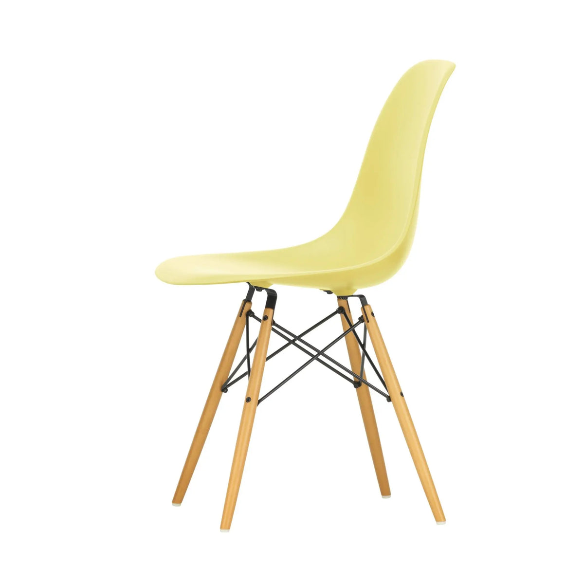 Vitra Eames DSW tuoli RE sitruunankeltainen/vaahtera Vitra