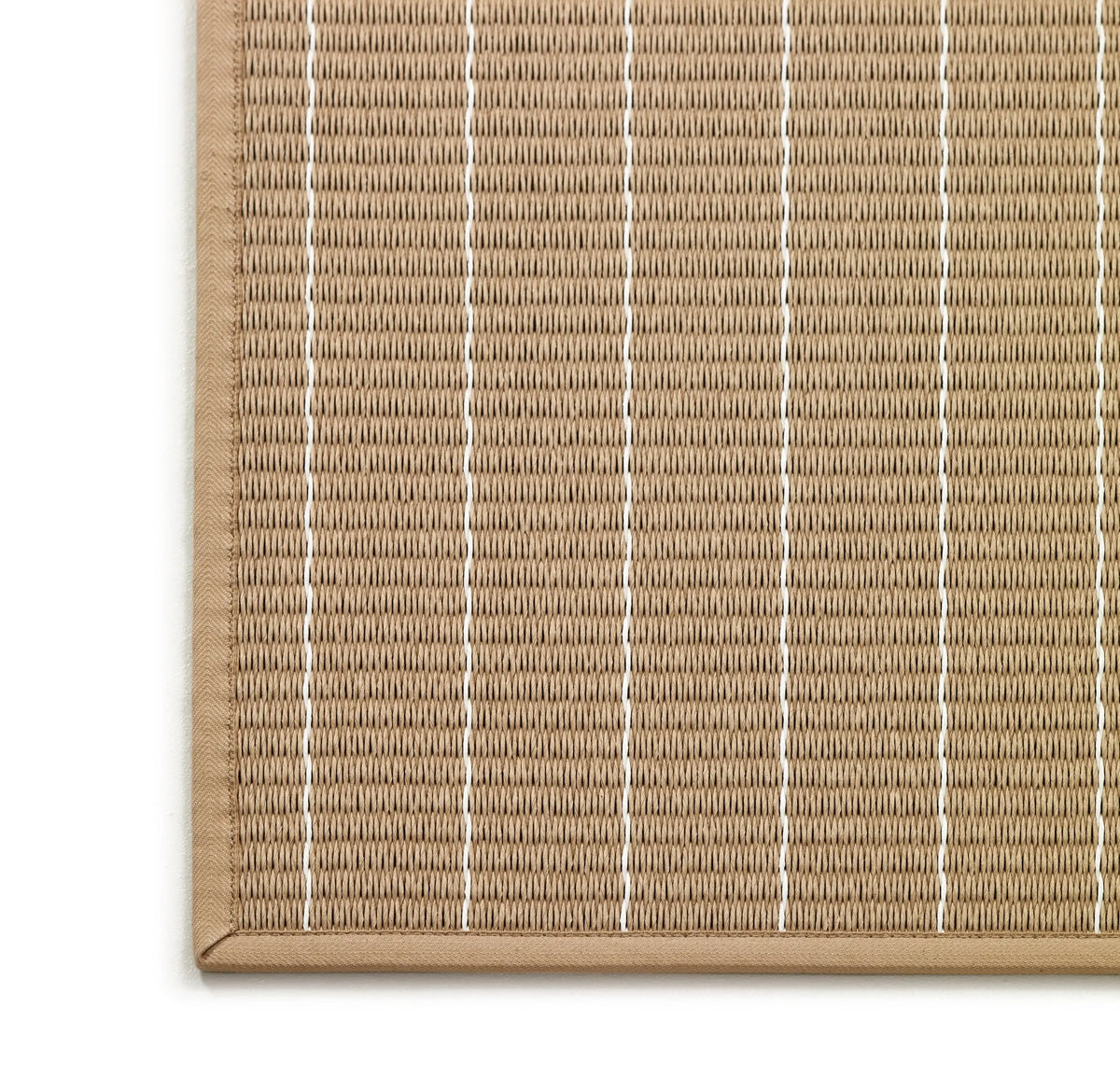 Woodnotes Line matto luonnonvärinen/valkoinen Woodnotes
