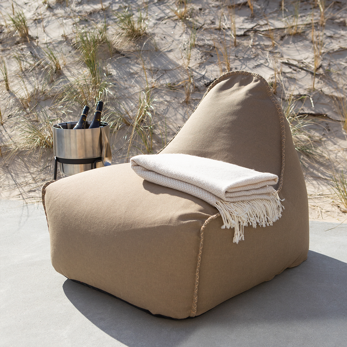SACKit Cobana Lounge beanbag taupe