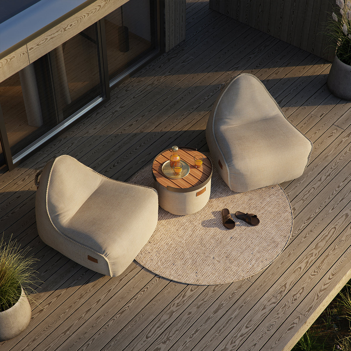 SACKit Cobana Lounge beanbag sand