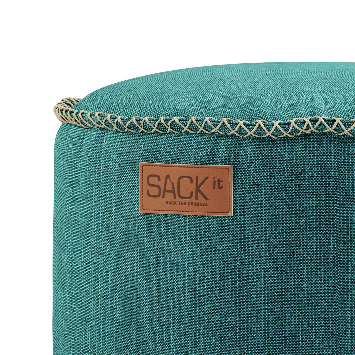 SACKit Cobana pouf petrol melange