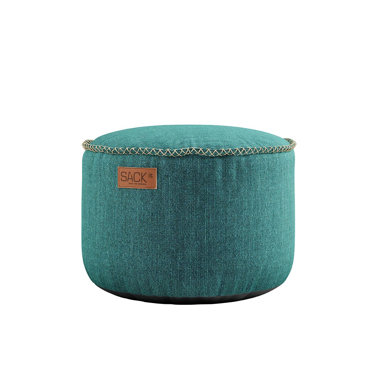 SACKit Cobana pouf petrol melange