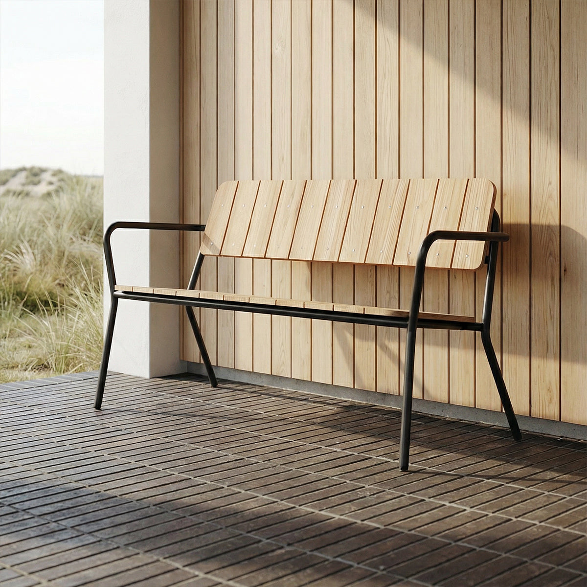 SACKit Kirra Patio bench black