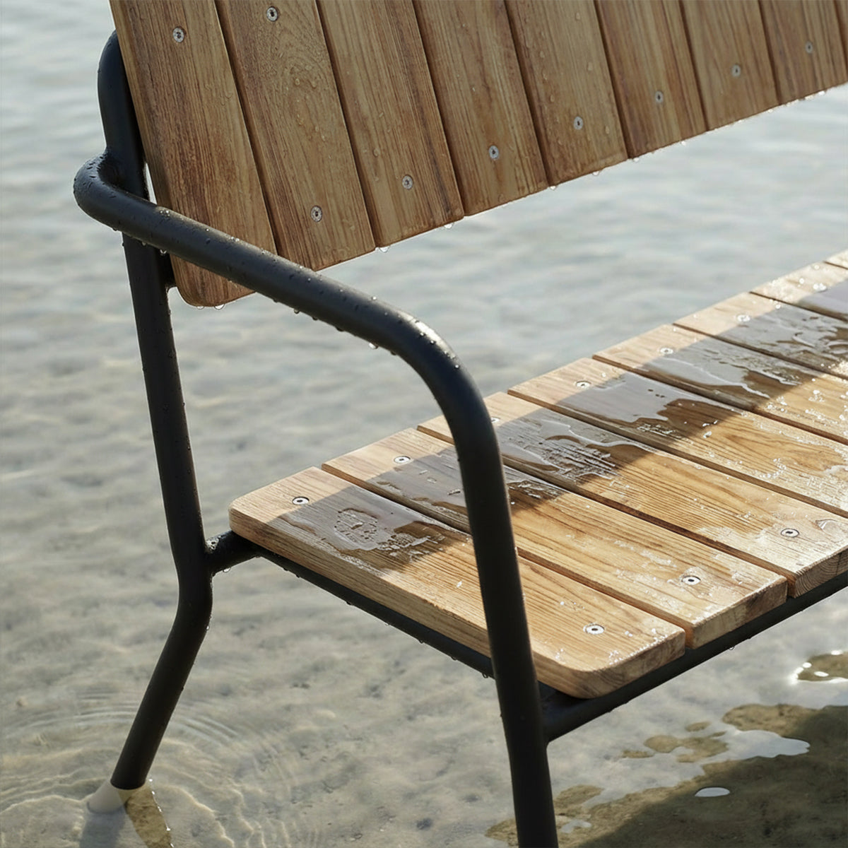 SACKit Kirra Patio bench black