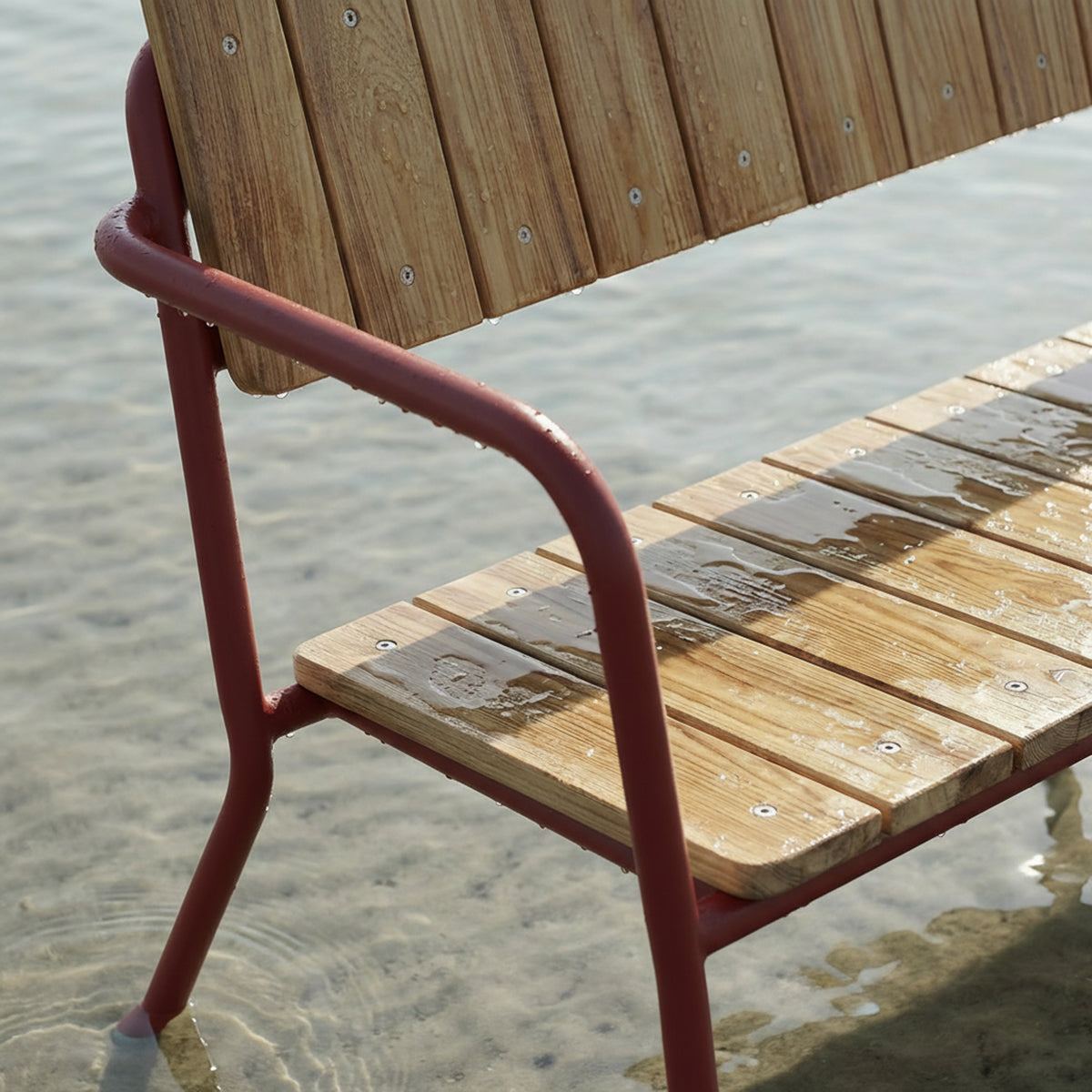 SACKit Kirra Patio bench chestnut