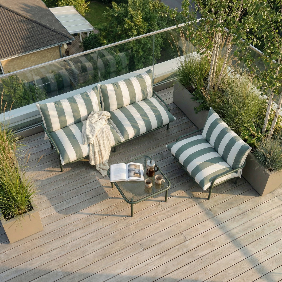 SACKit Mollis sofa olive green