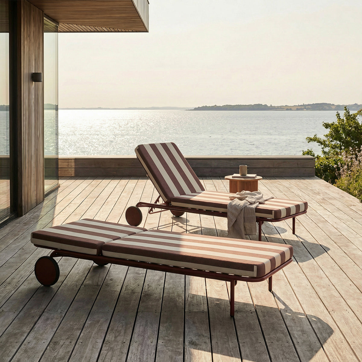 SACKit Mollis sunbed chestnut