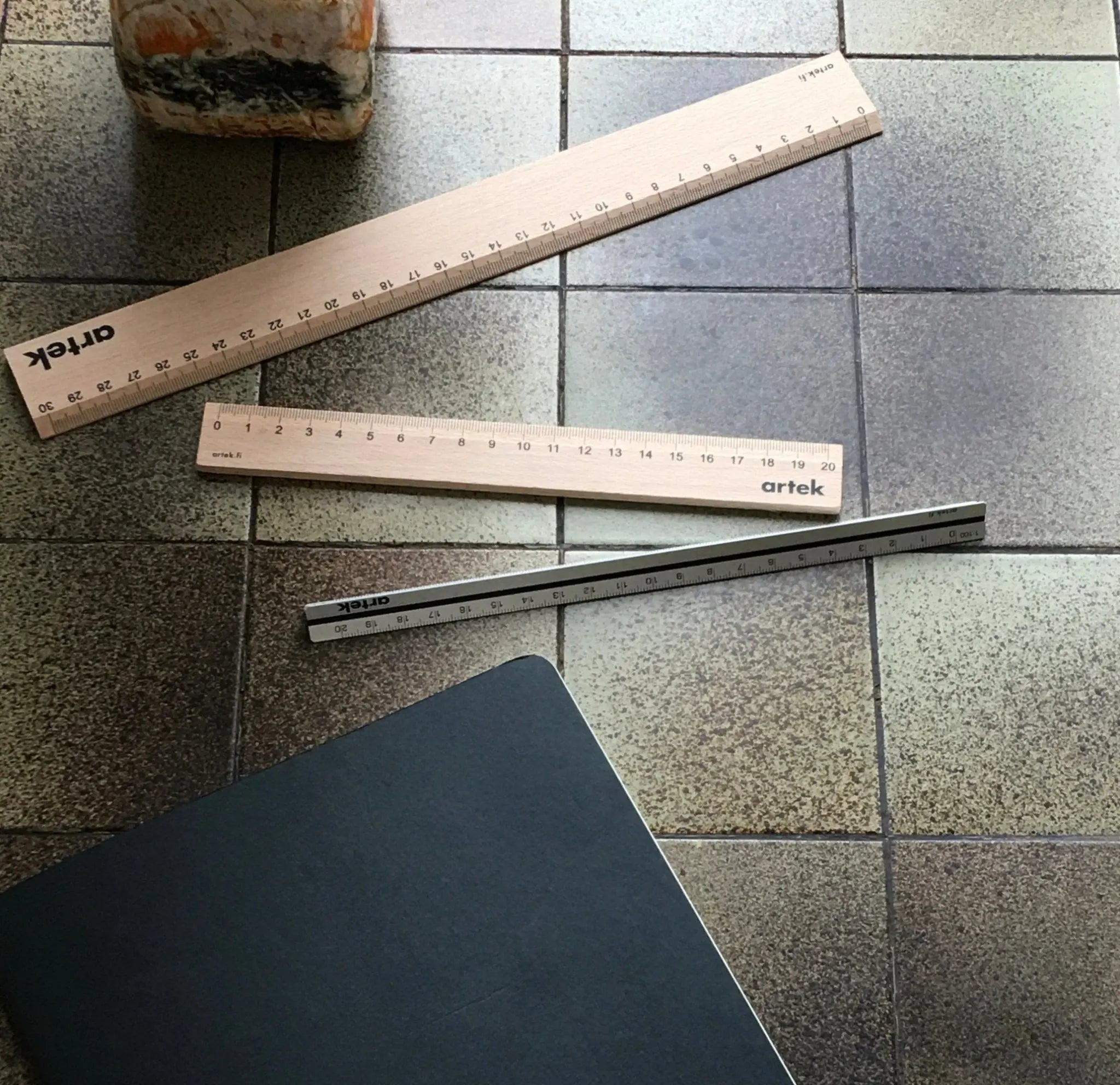 Artek viivotin 30cm pyökki - Laatukaluste