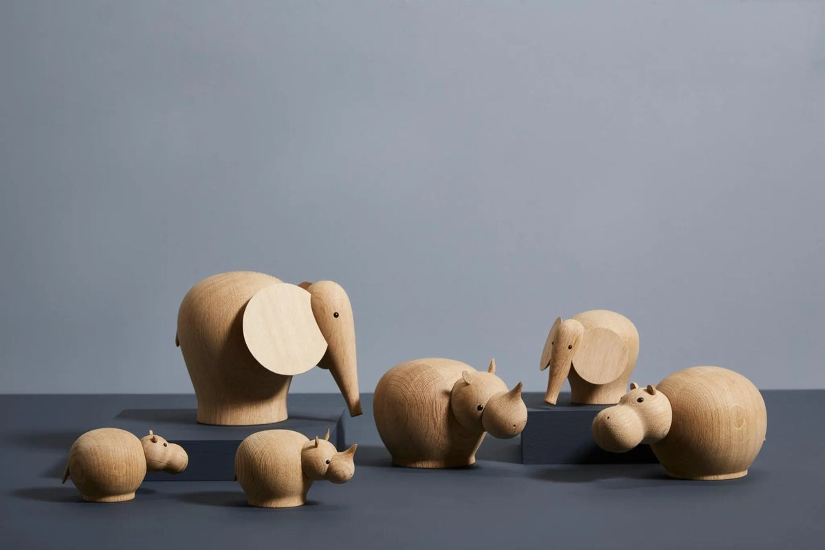 WOUD Nunu Elephant medium tammi - Laatukaluste