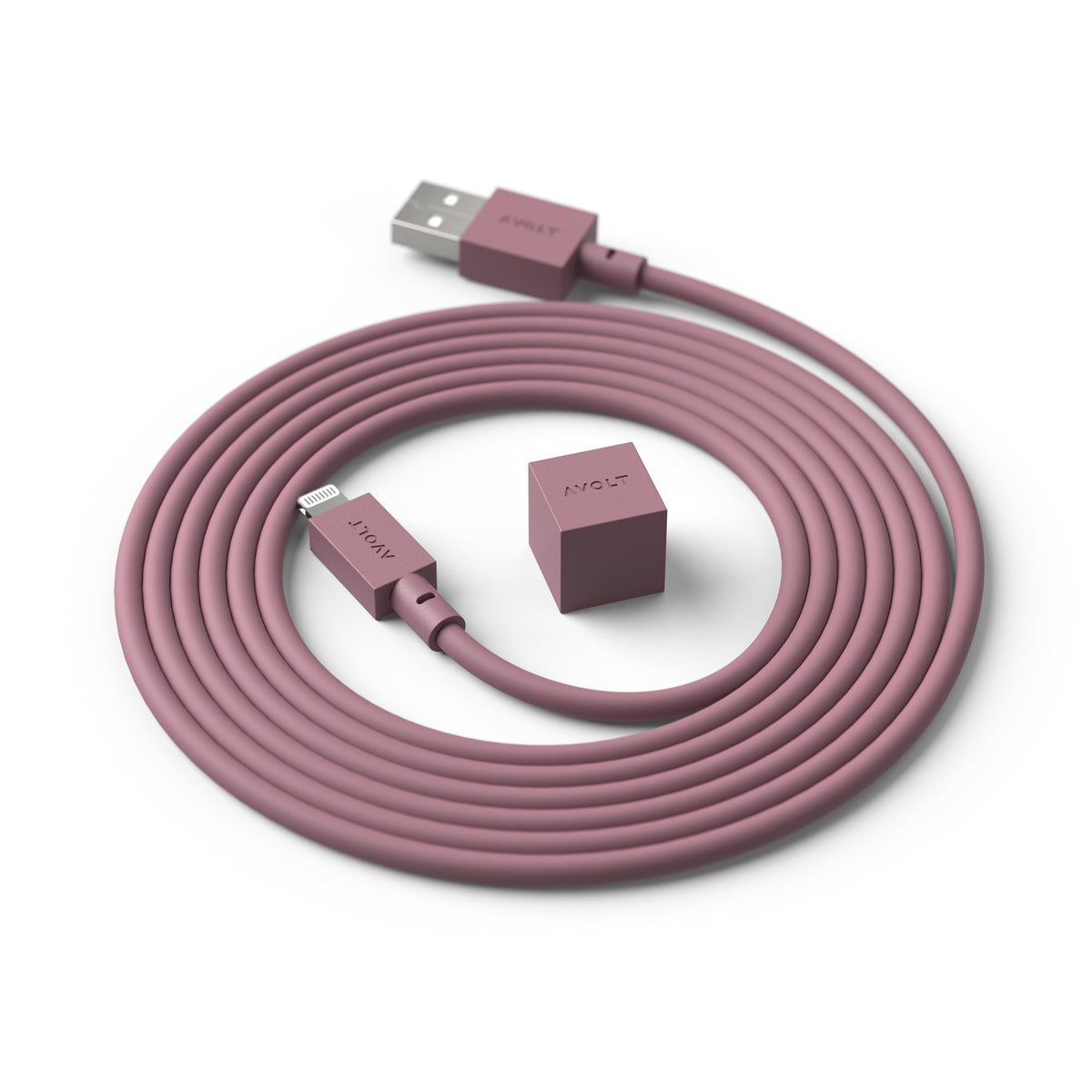 Avolt Cable 1 USB latauskaapeli punainen - Laatukaluste